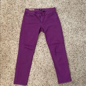 J. Crew toothpick skinny jeans